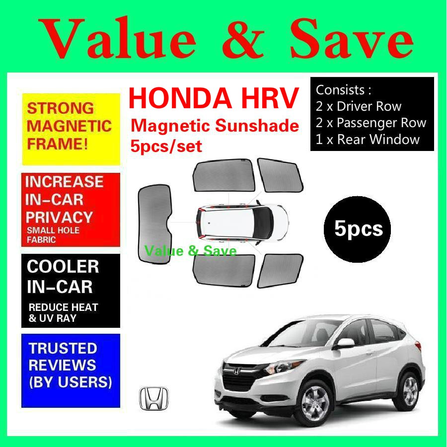 Honda HRV HRV 2014 2021 UV Cut Custom Fit Sun Shade Rear