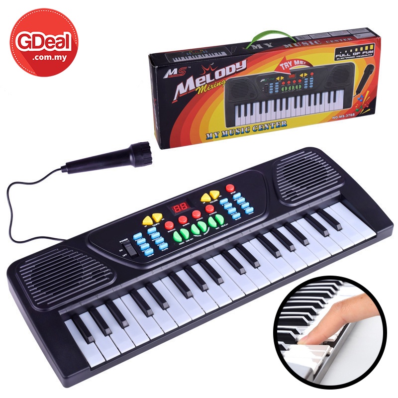GDeal 37 Keys Mini Piano Electronic Keyboard With Multifunctional Design Private Mini Piano Teacher