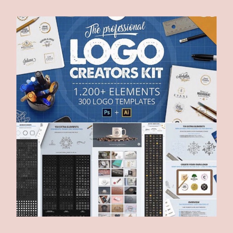  AI PSD The Professional Logo Template Creators Kit Bundle 