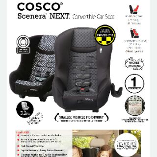 cosco next convertible car seat