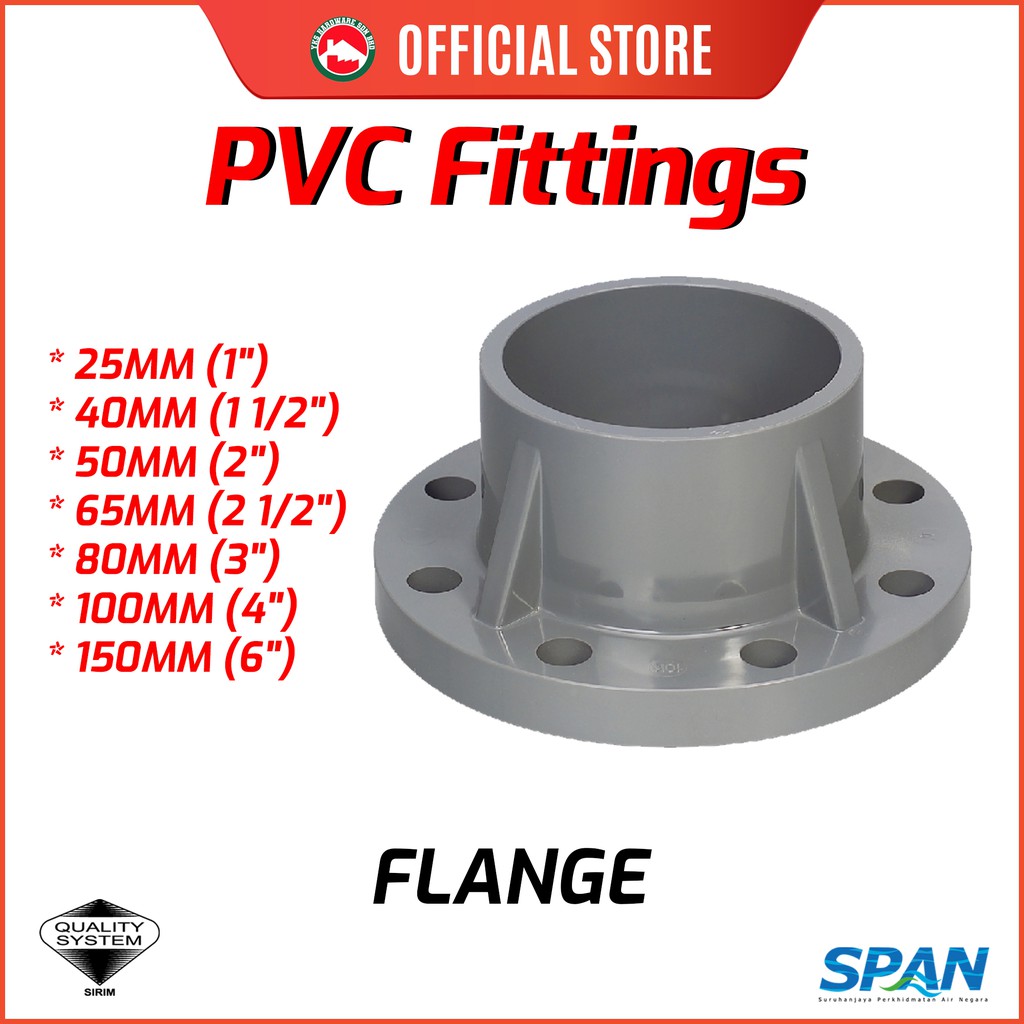 PVC FLANGE PVC Fitting PVC Connector Pipe & Fittings System