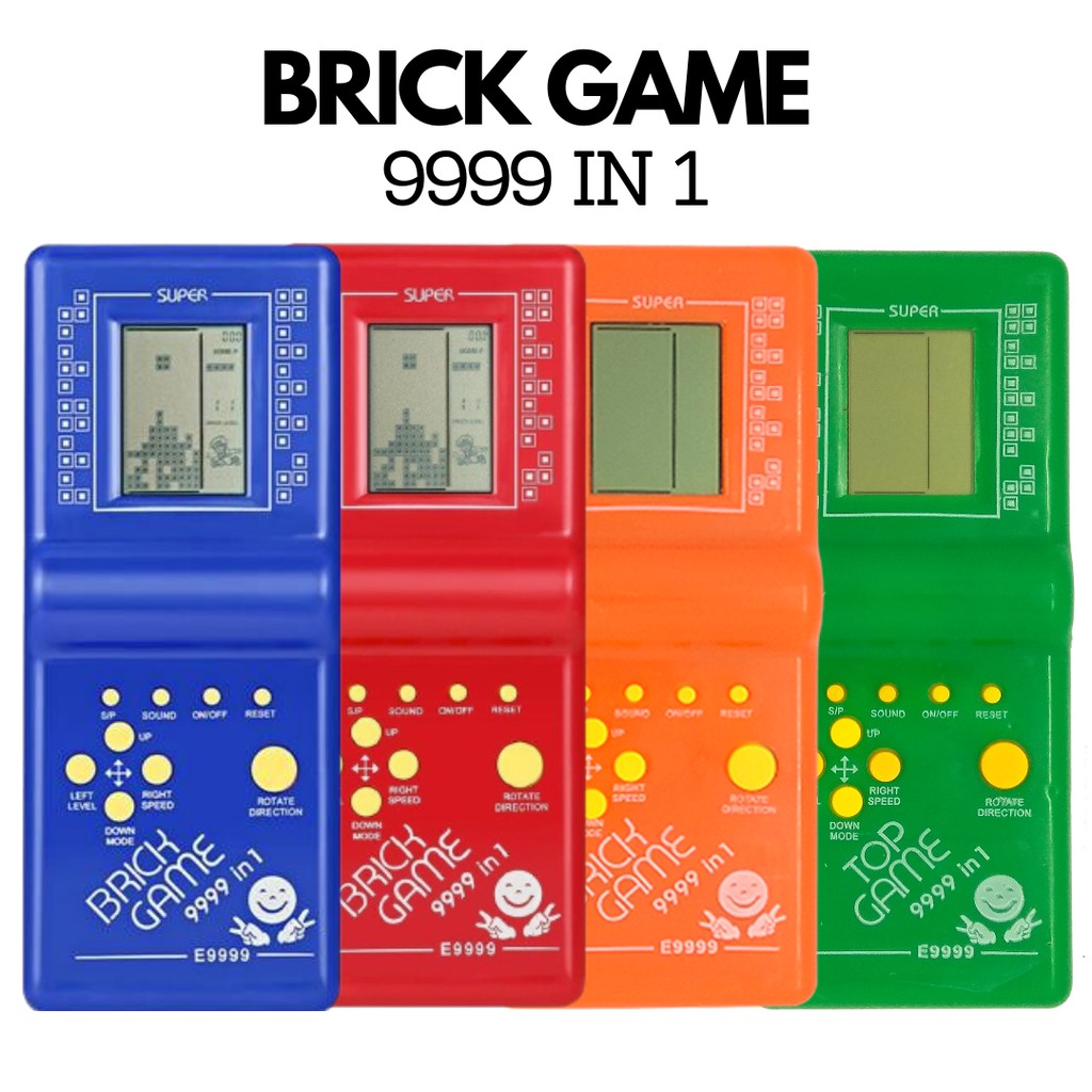 Brick Game/Tetris/Multigame Station/Handy Game - 9999 In 1/Auto Power  Off/Multiple Level & Speed/Sound Effect/Pause | Shopee Malaysia