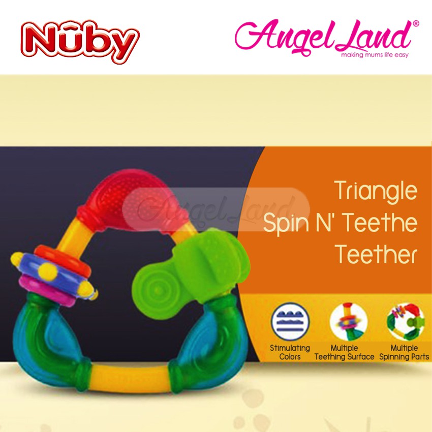 nuby triangle teether