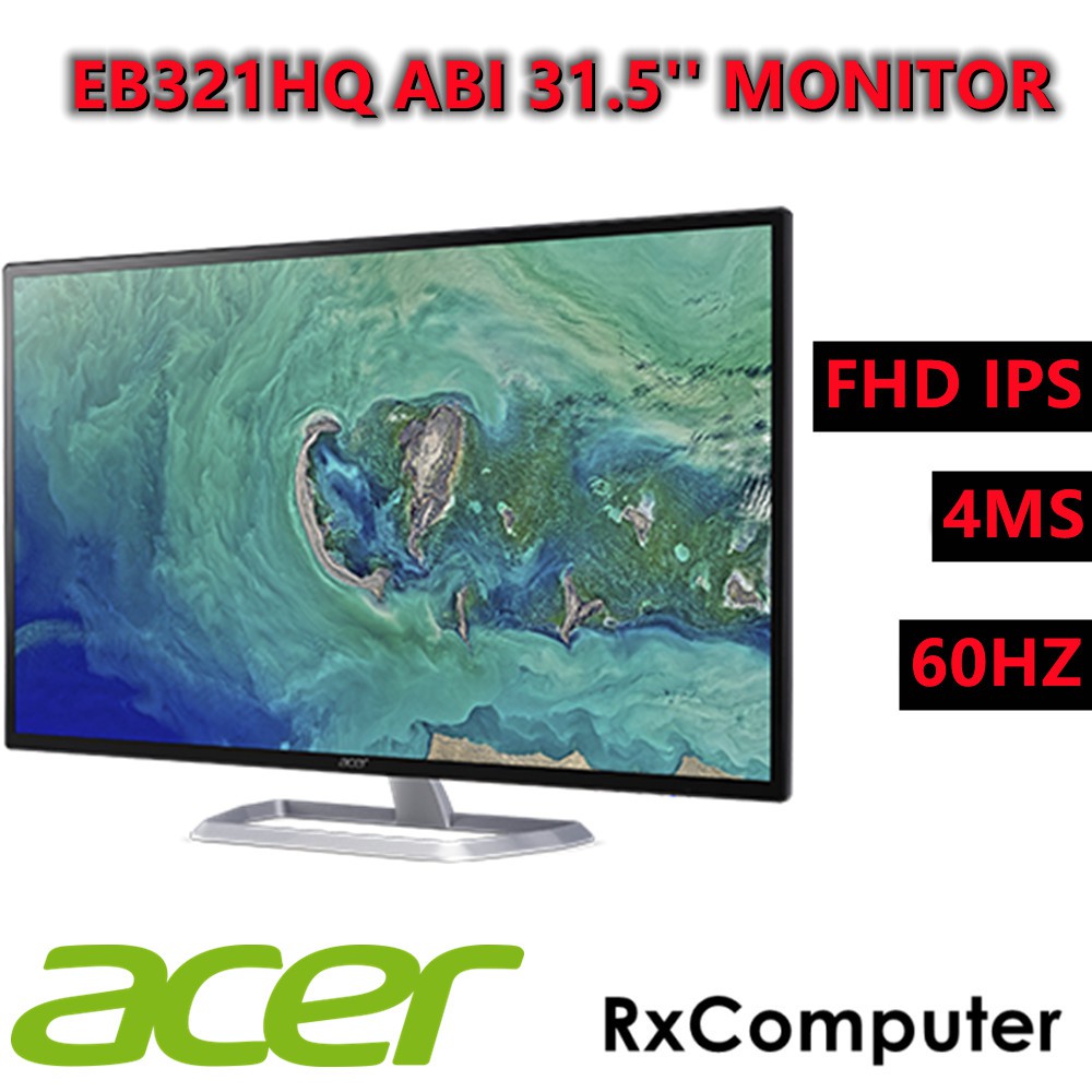 ACER EB321HQ ABI 32 INCH FHD IPS ( 4MS / 60HZ ) MONITOR | Shopee Malaysia