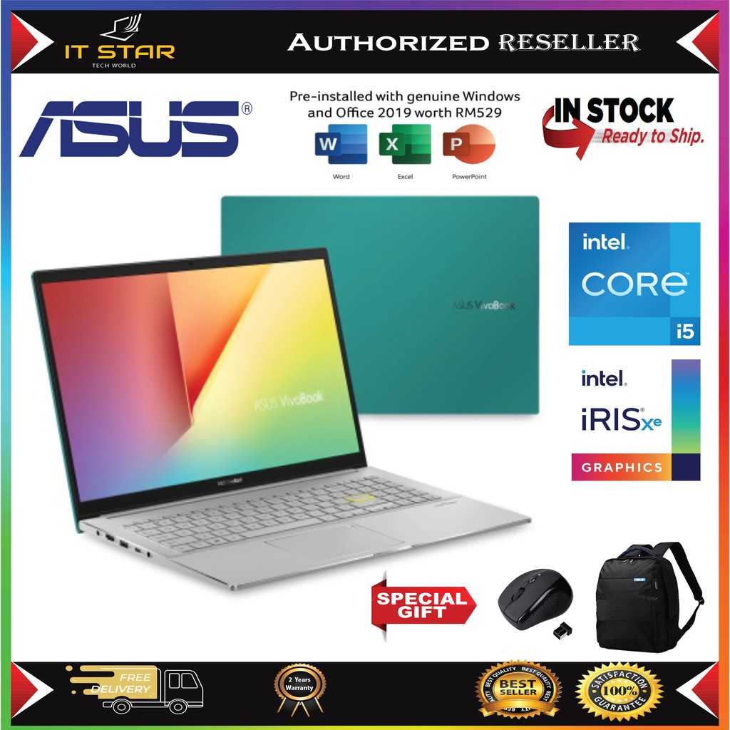 Asus Vivobook S15 S533e Abq041ts Core I5 1135g7 8gb Ram 512gb Ssd