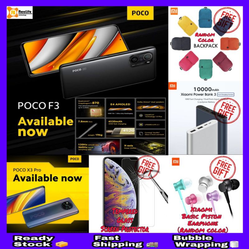 POCO F3 5G / POCO X3 PRO (6GB+128GB/8GB+256GB) Global ...