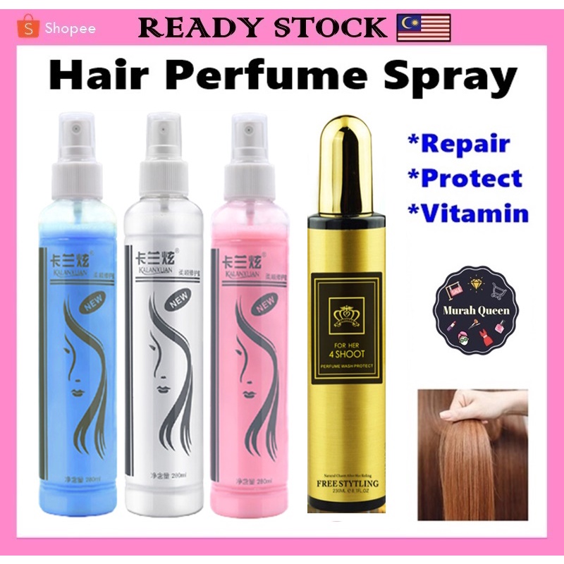 Hair Repair Perfume Vitamin Spray Rambut Wangi Treatment Repair Damage Hair  Mist Dry Ready Stock KALANXUAN头发喷雾营养水 | Shopee Malaysia