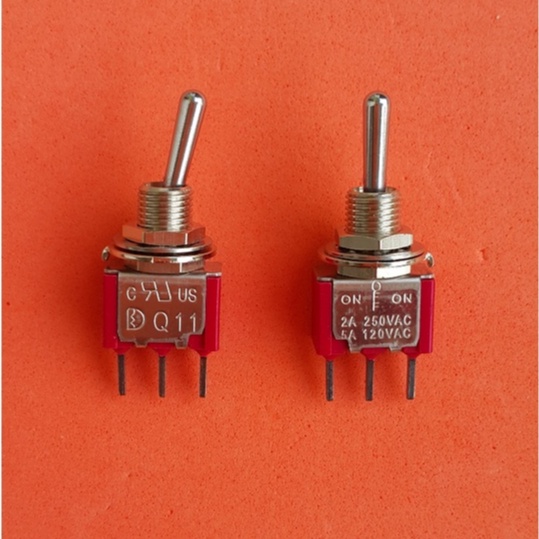 1pc Q11 SPDT miniature toggle switch 3 way onoffon (Taiwan Majestic