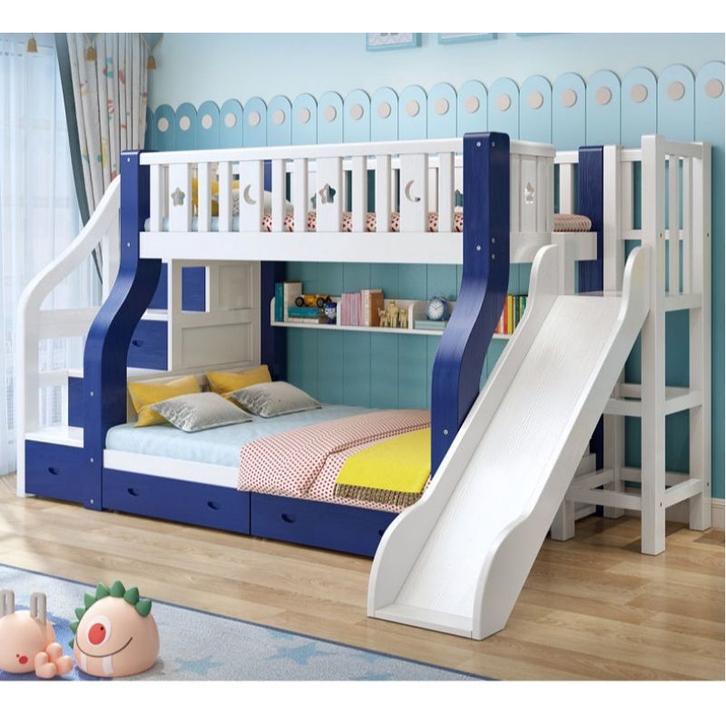 Free Bed With Stair Slide, Bunk Bed With Stairs And Slide