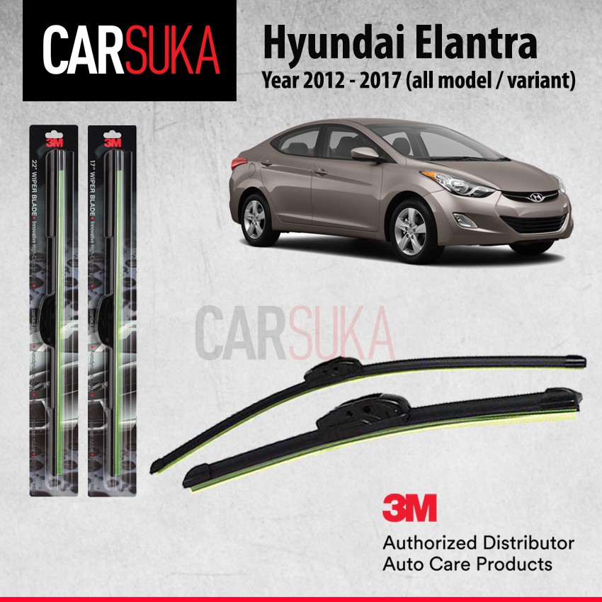 elantra wiper size