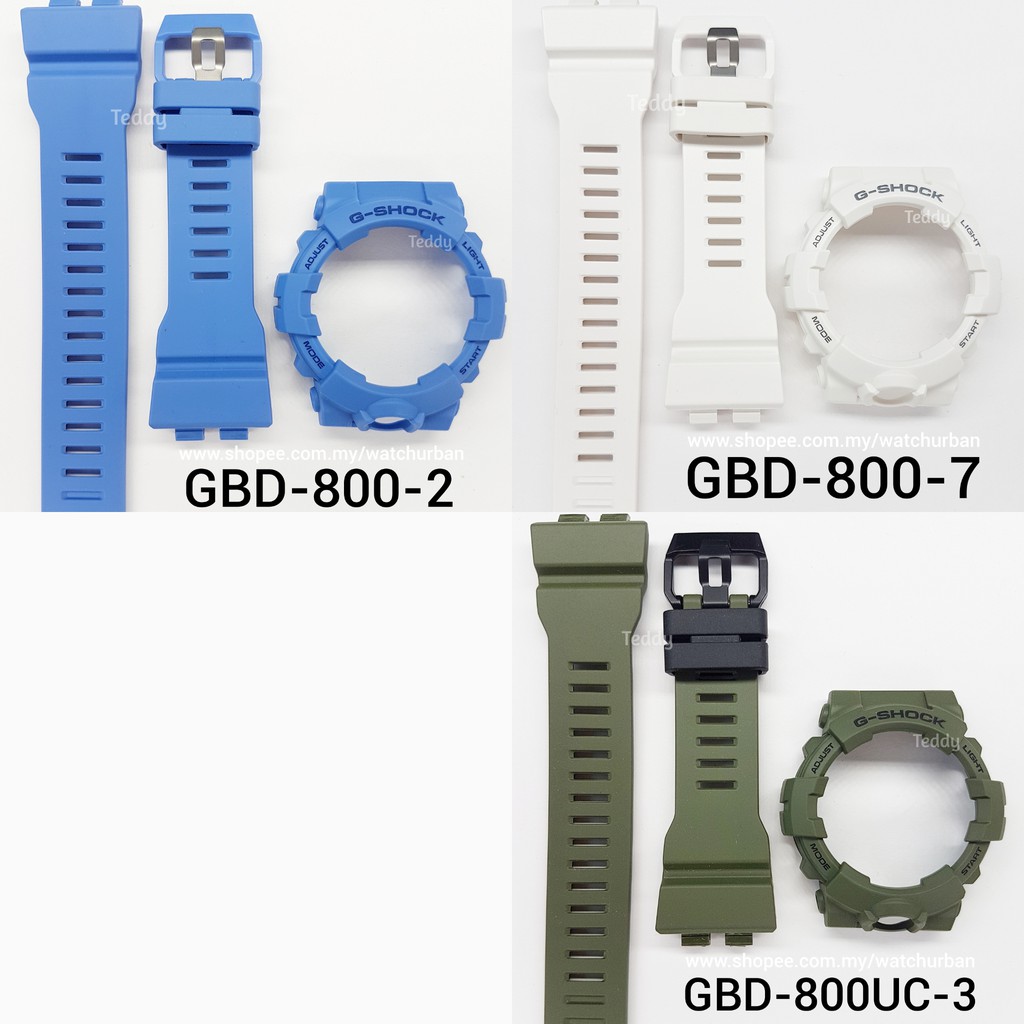 bezel and band g shock