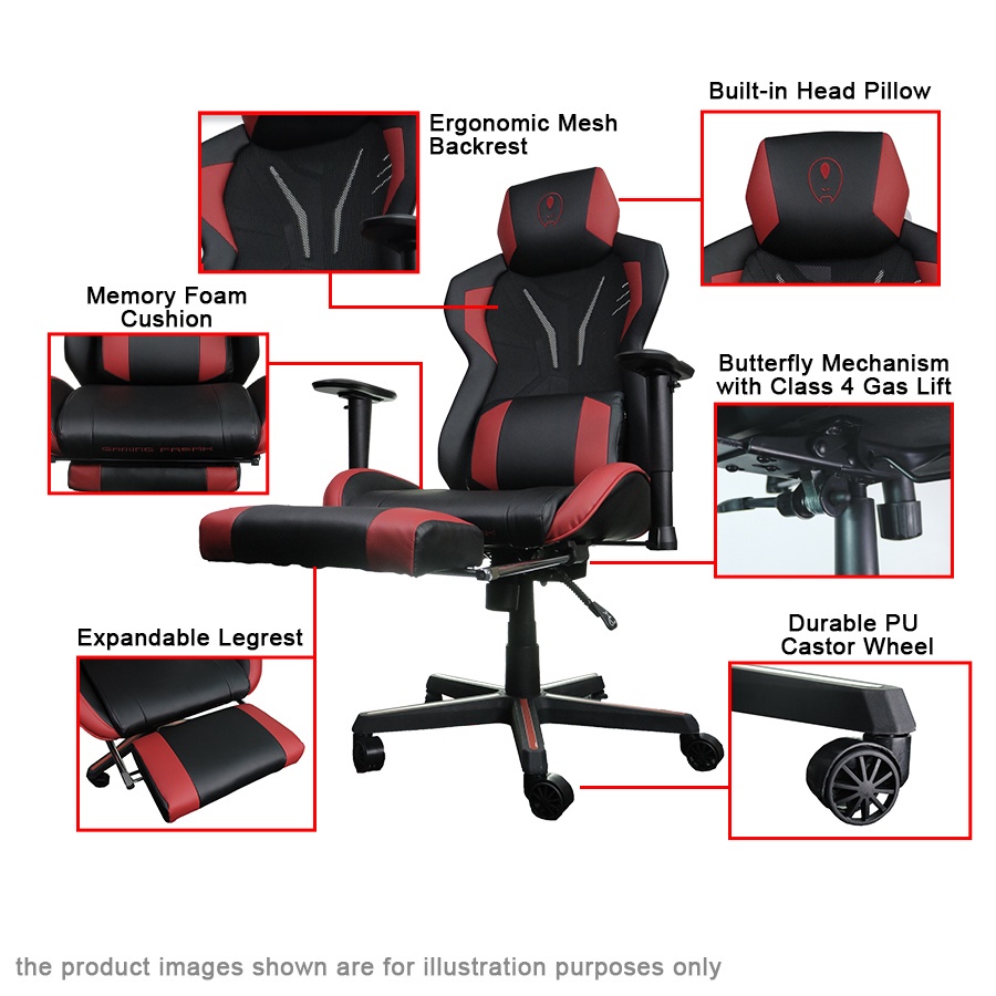 Gaming Freak GFGCLTBR LASKA THRONE Professional Gaming Chair 150