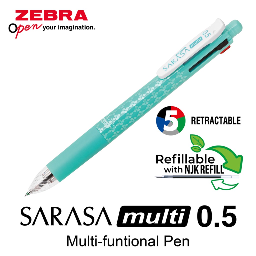 Zebra Sarasa Multi 0 5 With Mechanical Pencil Shopee Malaysia