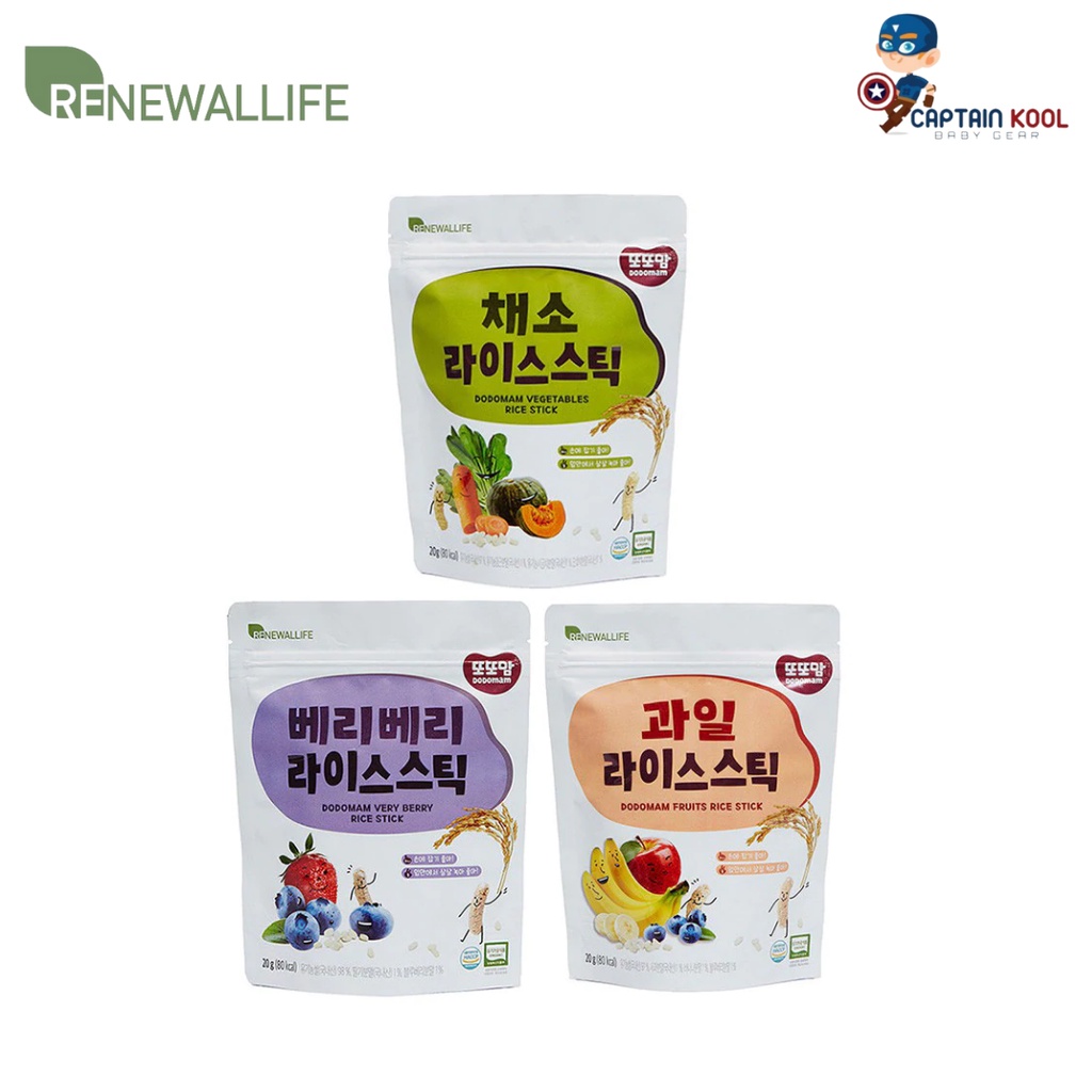 Renewallife DdoDdoMam Organic Rice Stick (20g) | Shopee Malaysia