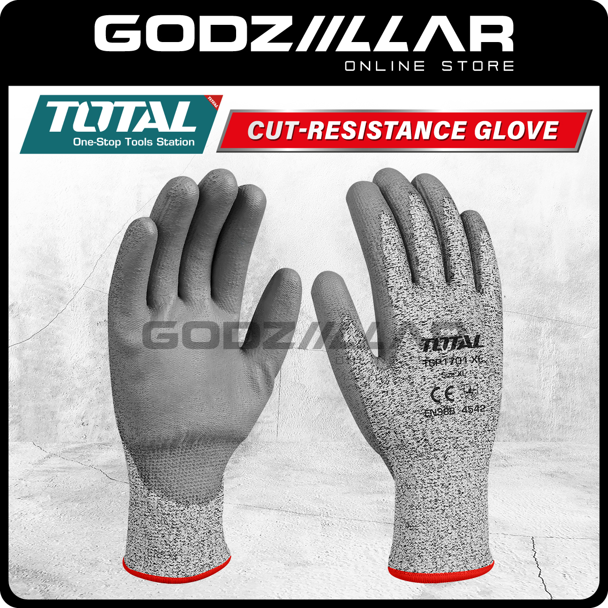 Buy Total Cut Resistance Glove Sarung Tangan Anti Potong Tsp1701 Xl Seetracker Malaysia