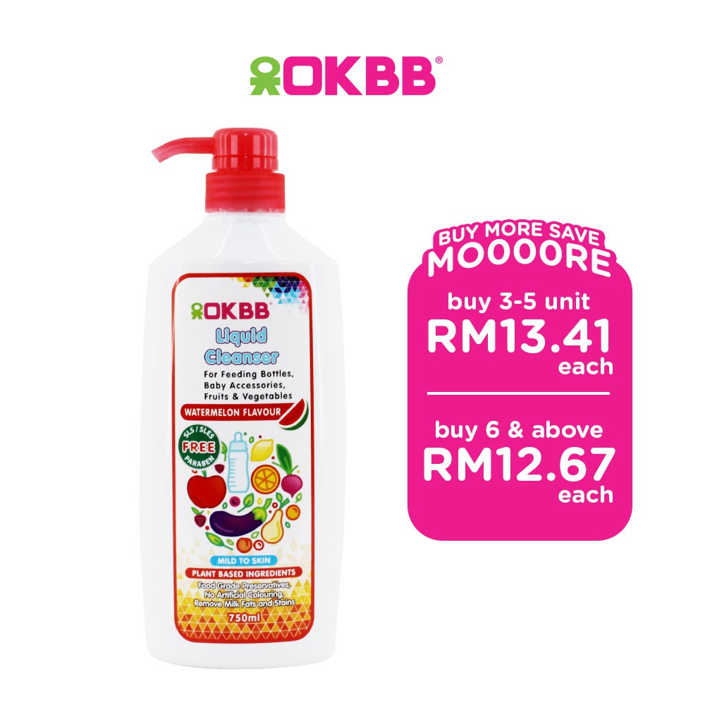 OKBB Liquid Cleanser 750ml (Watermelon) LQ750M