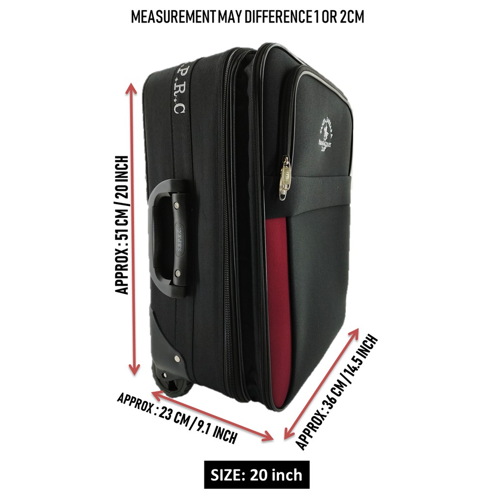 20 inch luggage measurement