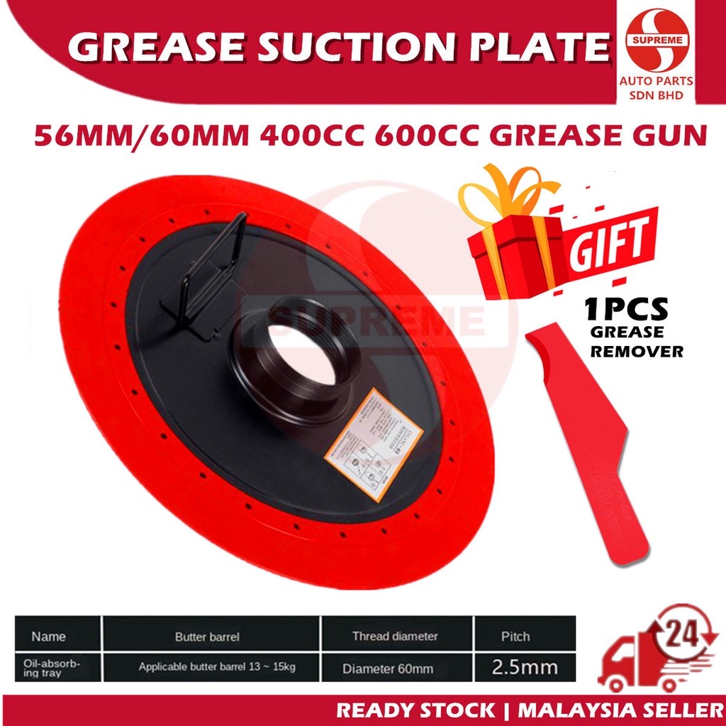 S2U Universal Grease Gun Grease Suction Plate for Backhoe Excavator