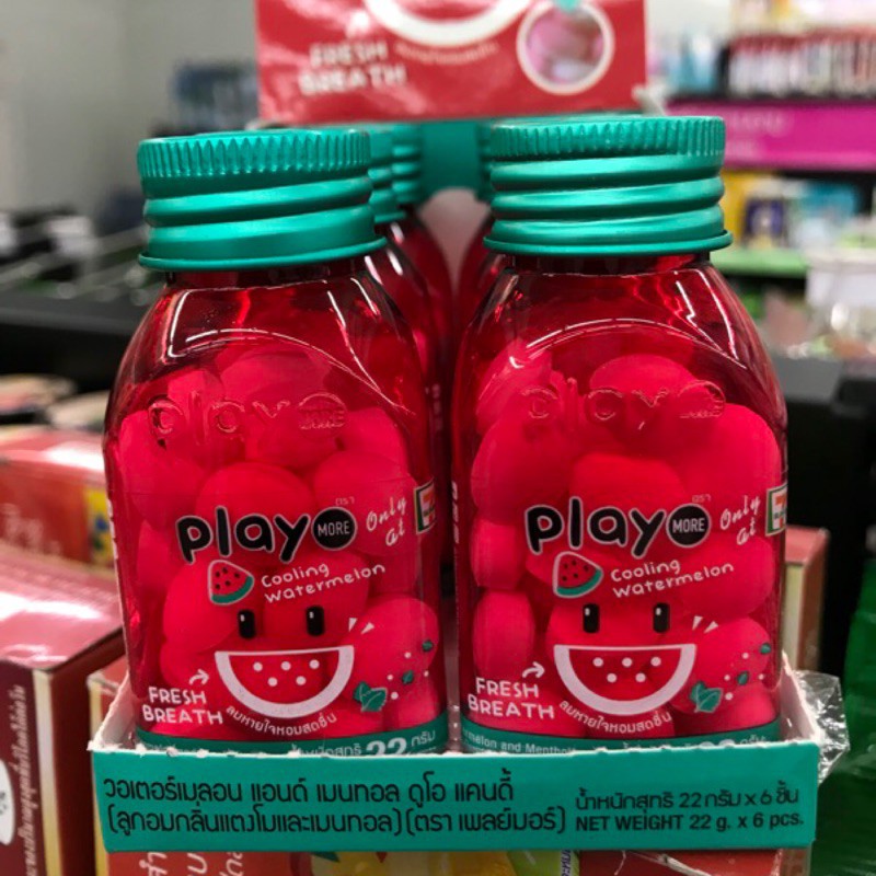 Play Cooling Watermelon Candy Bottle Thailand 711 Play More Candy