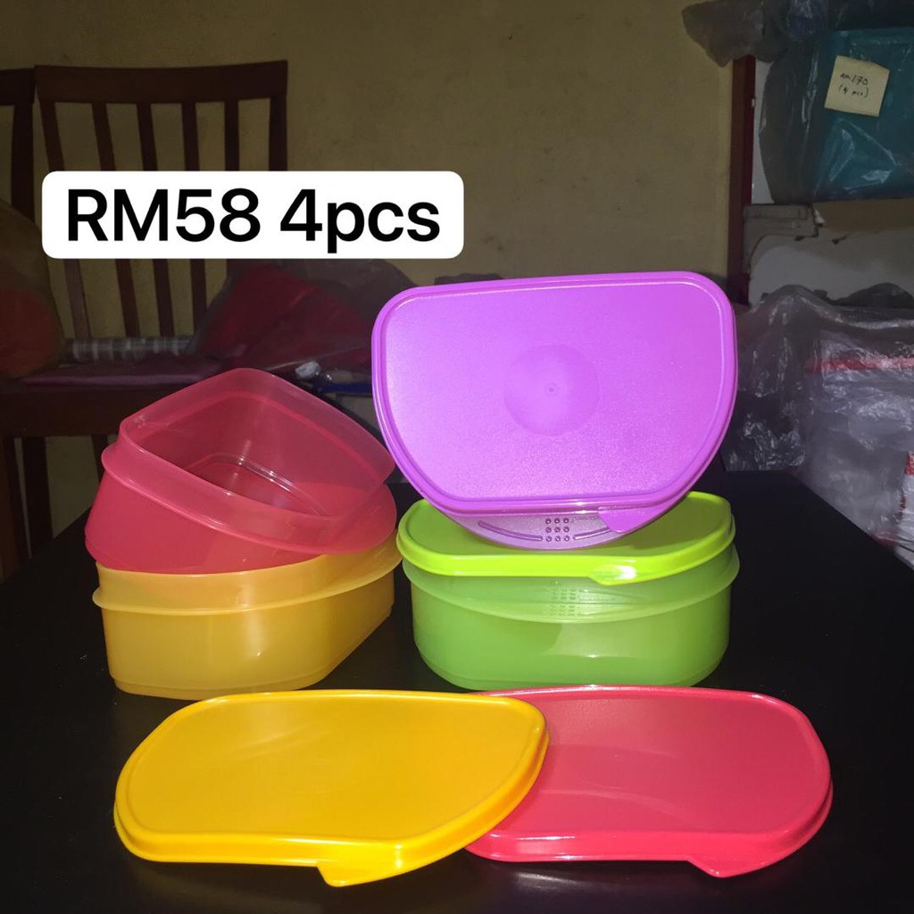 Tupperware - bekas tupperware 4pcs | Shopee Malaysia