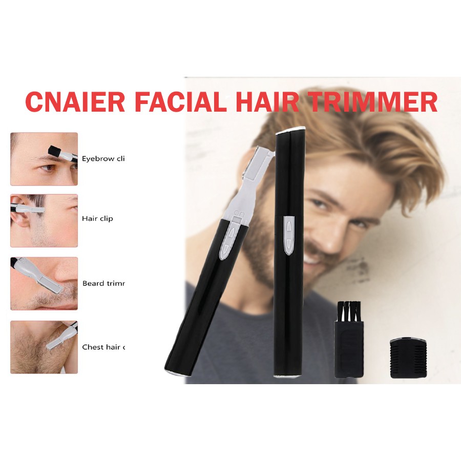 Men Facial Hair Removal Trimmer Shaver Groom Eyebrow Nose Care Ae