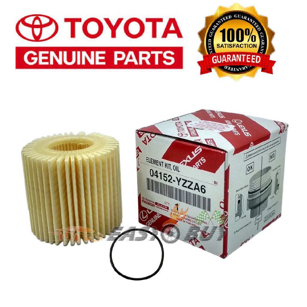 Toyota Oil Filter 04152-YZZA6 Altis ZRE141 ZRE142 ZRE143 Prius ZVW30 ...