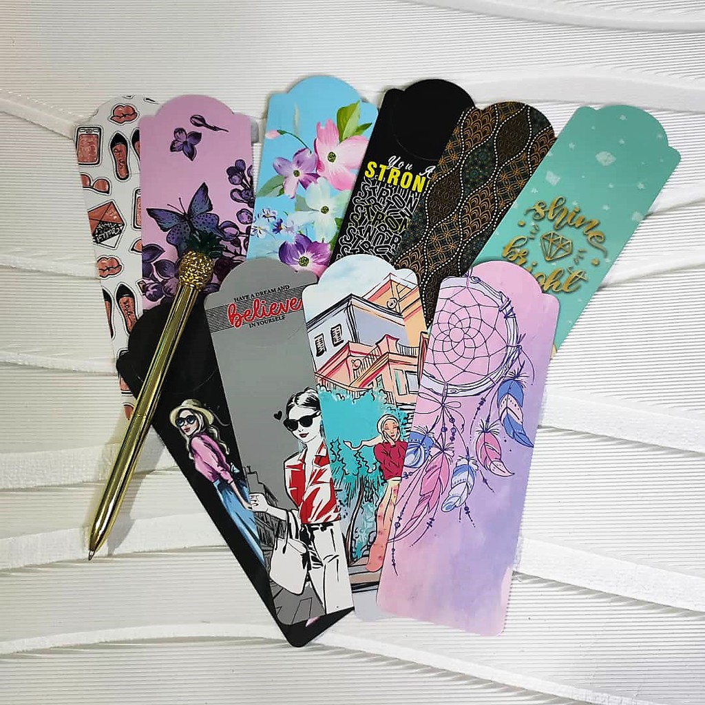 Cute Bookmark (10pcs) Colorful Design Penanda buku pelbagai design