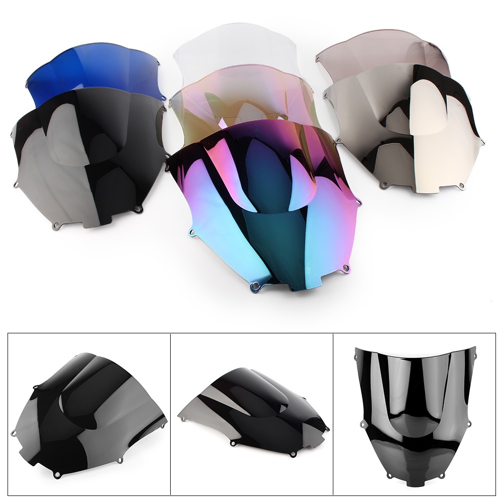 Front Windshield Windscreen For Kawasaki Ninja ZX9R 2000