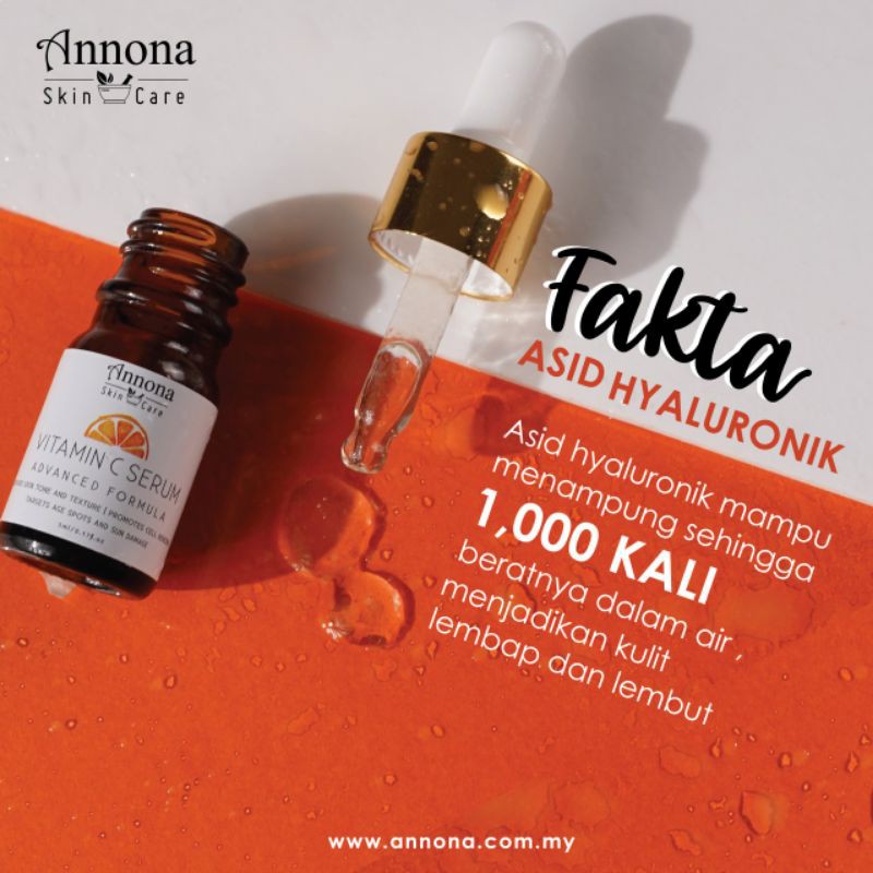 Vitamin C Serum Annona 5ml Serum Jeragat Jerawat Dan Parut Shopee Malaysia