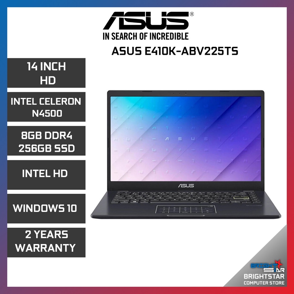 asus 14.0 laptop intel celeron n4500