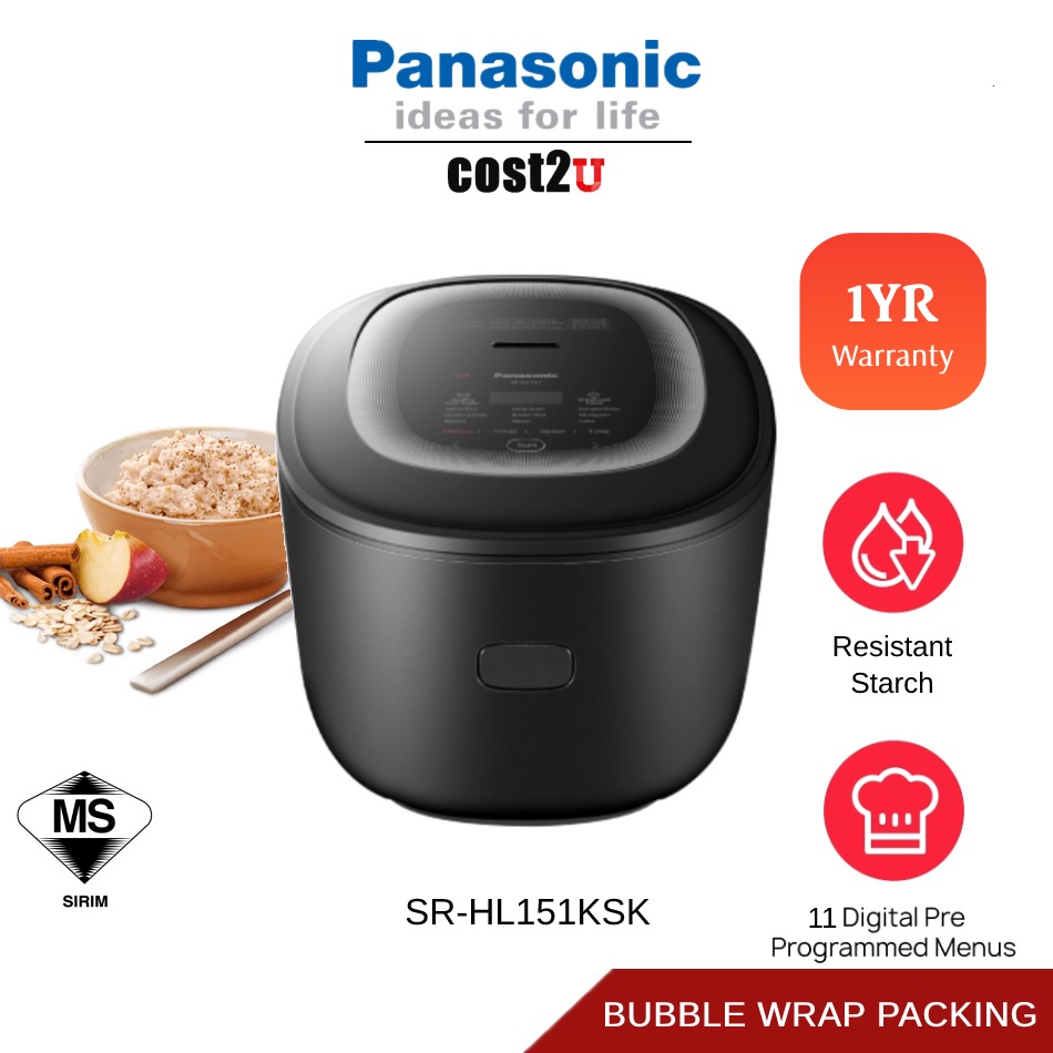 Panasonic 1.5L Low Sugar Induction Heater (IH) Rice Cooker SR