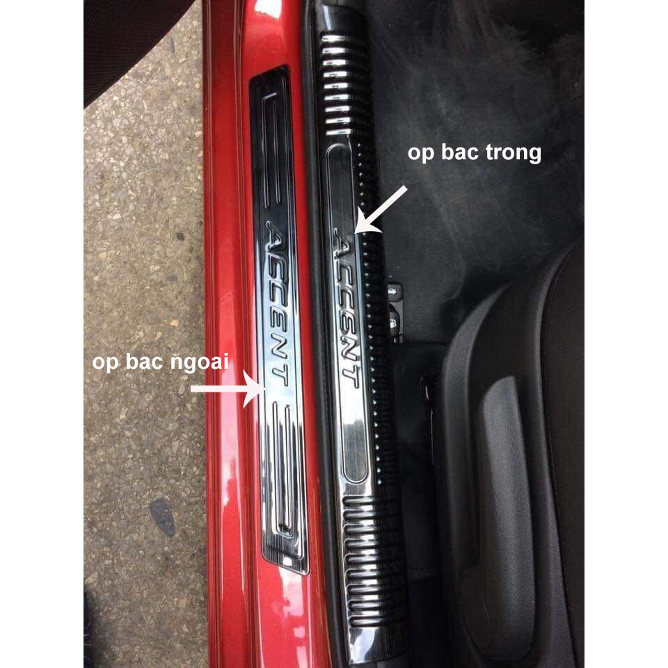 ACCENT 2018 2019 2020 2021 2022 2023 titanium car door sill covers