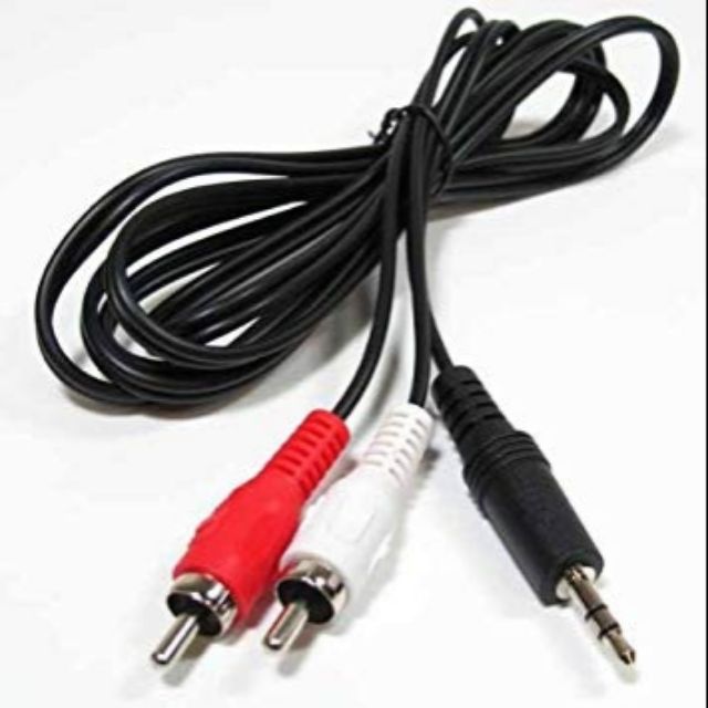 Audio 3.5mm Headphone Jack Male To 2 RCA Male Aux To AV RCA Cable 1.5/3
