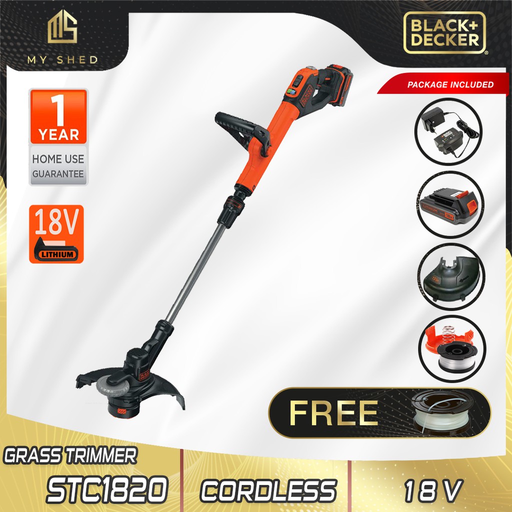 black decker trimmer battery