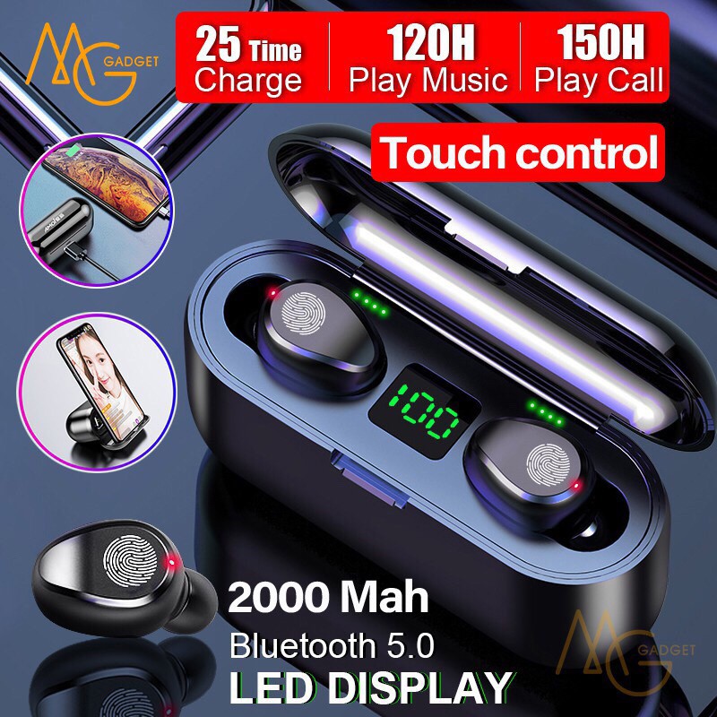 wireless bluetooth earbuds model amoi f9