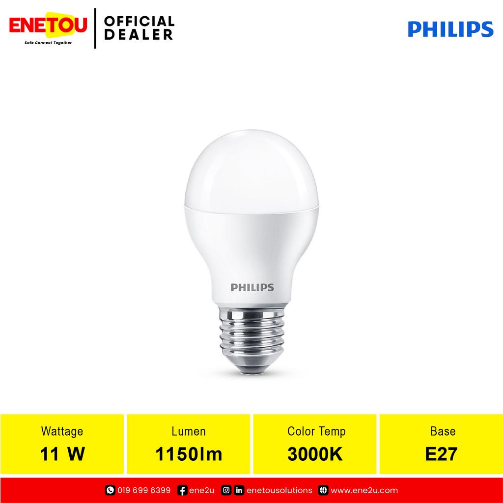 Philips Essential Ledbulb 11w E27 3000k 230v Warm White Shopee Malaysia