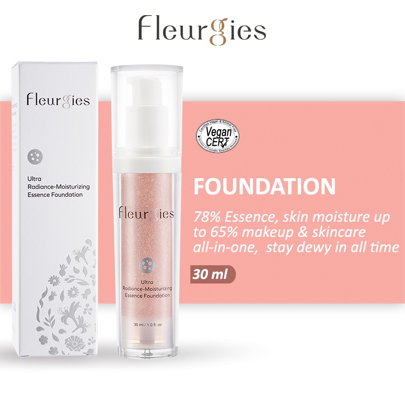 [Foundation] Fleurgies Ultra Radiance-Moisturizing Essence Foundation || Make Up 保湿 粉底液