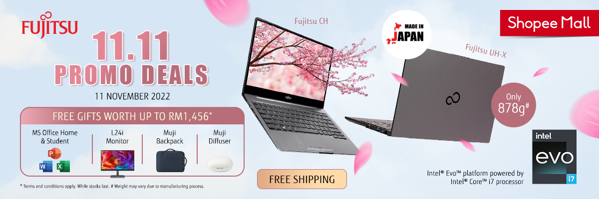Fujitsu Consumer Brand Store Online, November 2022 | Shopee Malaysia