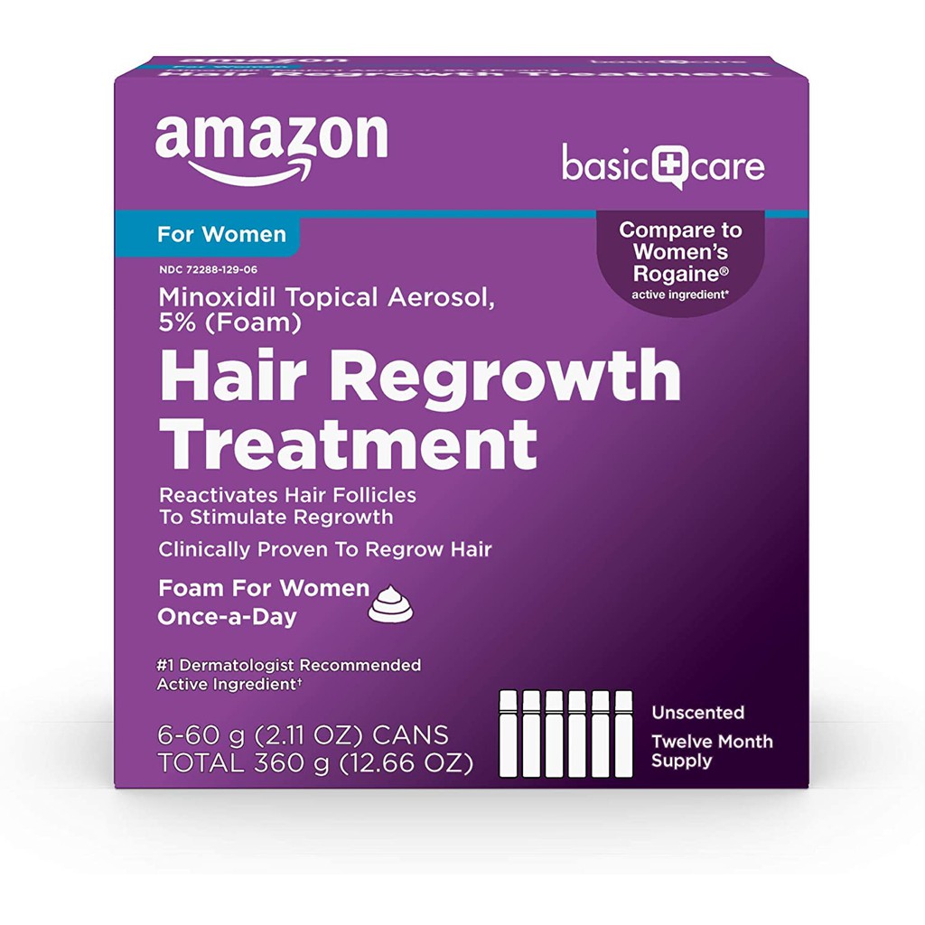 Equate Minoxidil Topical Solution, Percent, Hair Regrowth Treatment For Women, Month Supply