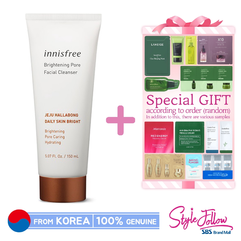 [INNISFREE] Brightening Pore Facial Cleanser 150ml (February 2020 NEW Release) Shopee Malaysia