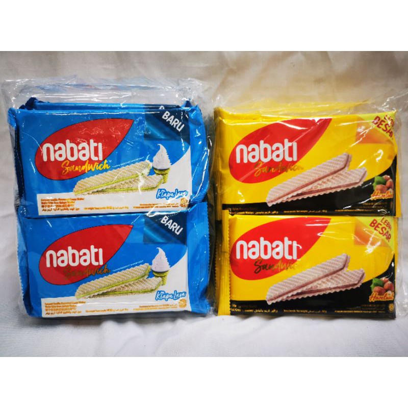 NABATI SANDWICH KLAPA LAVA/SANDWICH HAZELNUT 10PCSx50G | Shopee Malaysia