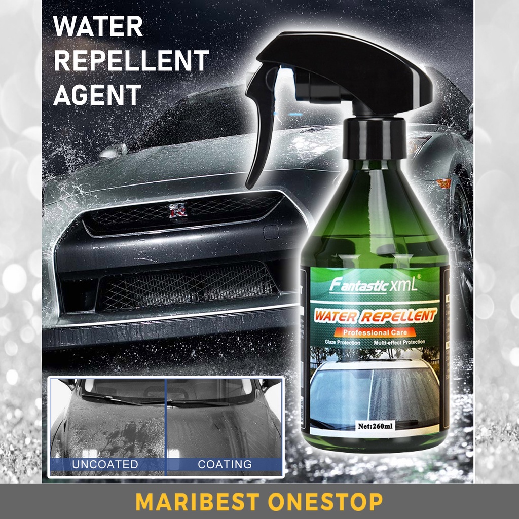 Fantastic XML Super Hydrophobic Water Repellent Agent Rain Repellent Windscreen Watermark Cleaner Car Glass Care 260ML