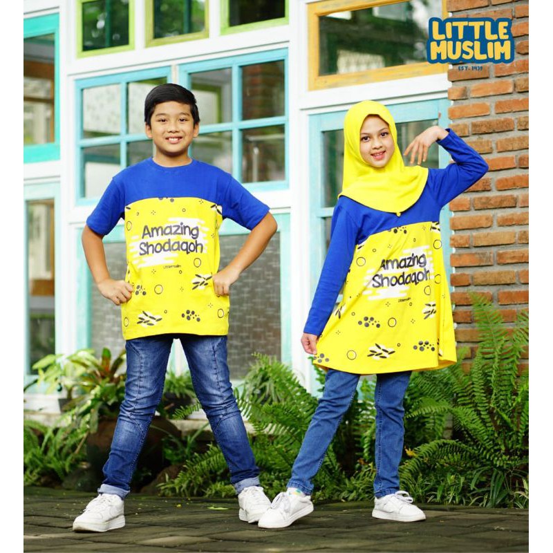 Zaki Zara Series Couple Shirt By Little Muslim | Shopee Malaysia