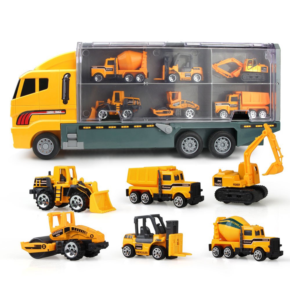 1 Keping Lori 6 Pcs Alloy Model Toy Kereta Kereta Pengangkut Lori Set Mainan Untuk Kanak Kanak Lelaki Shopee Malaysia