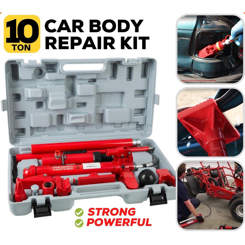Alat Repair Body Kereta Van Lori 1 Set 10 Ton Car Repair Kit Jack Kit