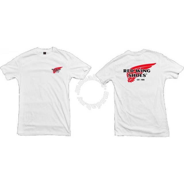 red wing shoes logo t shirt