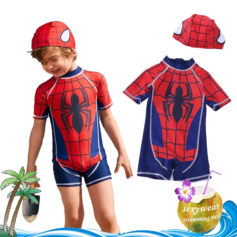 spiderman swimming suit