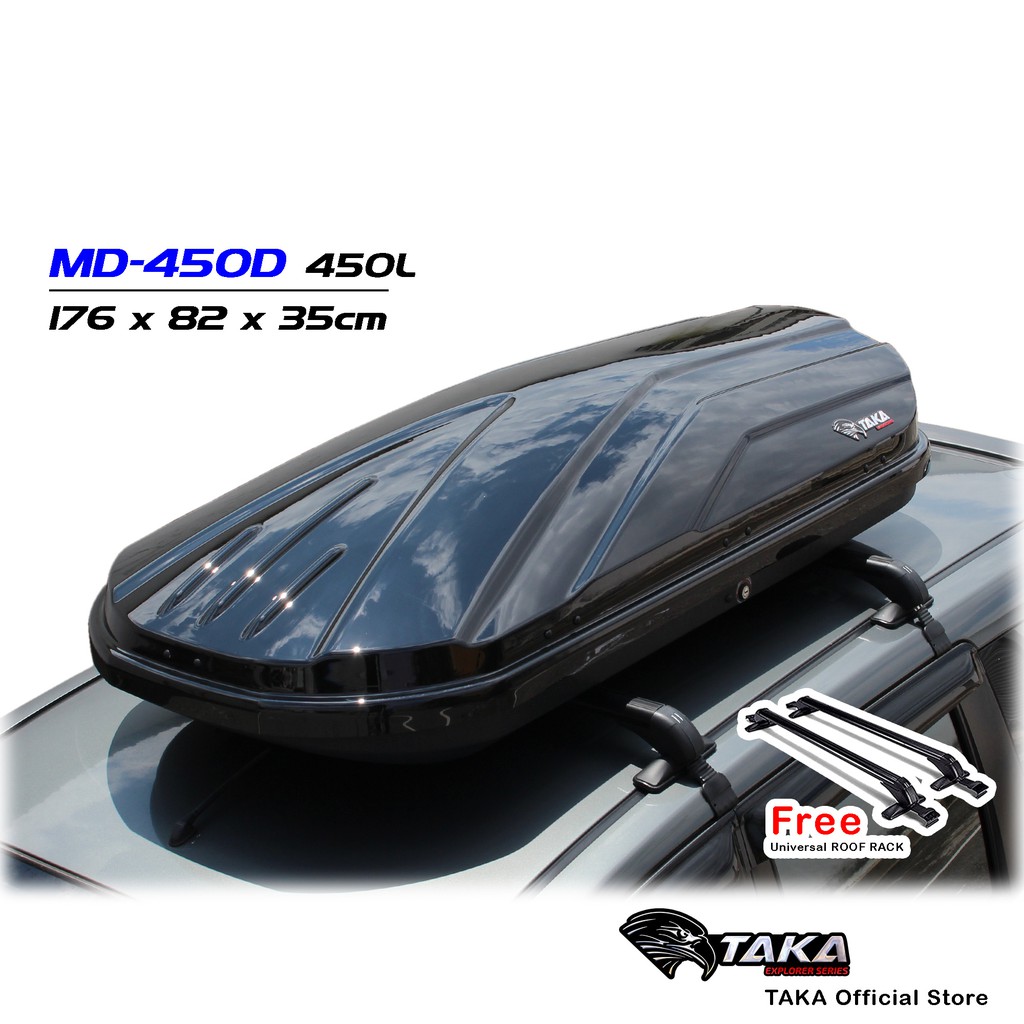  TAKA  MD 450D XL Size 450L Car Roof  Box  Explorer Series 