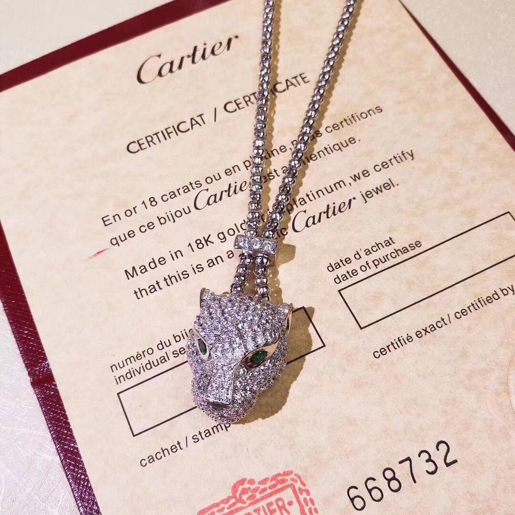 cartier leopard pendant