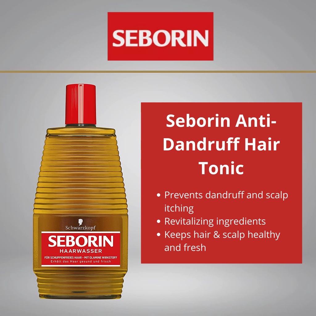OKIE Schwarzkopf Seborin Anti-Dandruff Hair Tonic - 400ml Schwarzkopf Hair  Tonic Hair Care Scalp Tonic Tonik Rambut | Shopee Malaysia